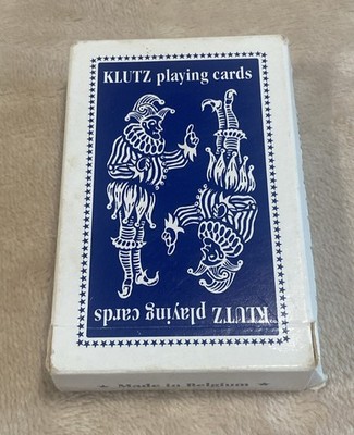 Vintage KLUTZ Press Playing Cards Made In Belgium Complete 
