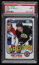 1981-82 Topps Terry O'Reilly #71E PSA 9 MINT 0c1o
