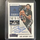 Karl-Anthony Towns 2018-19 Panini Contenders #HST-KAT Historic Ticket AUTO SSP