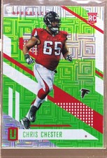 2017 Unparalleled Chris Chester RC Lime Green #150 Falcons