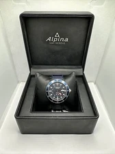 Alpina Seastrong Horological AL-282LNN4V6 Men Blue Rubber Analog Smartwatch YAY3