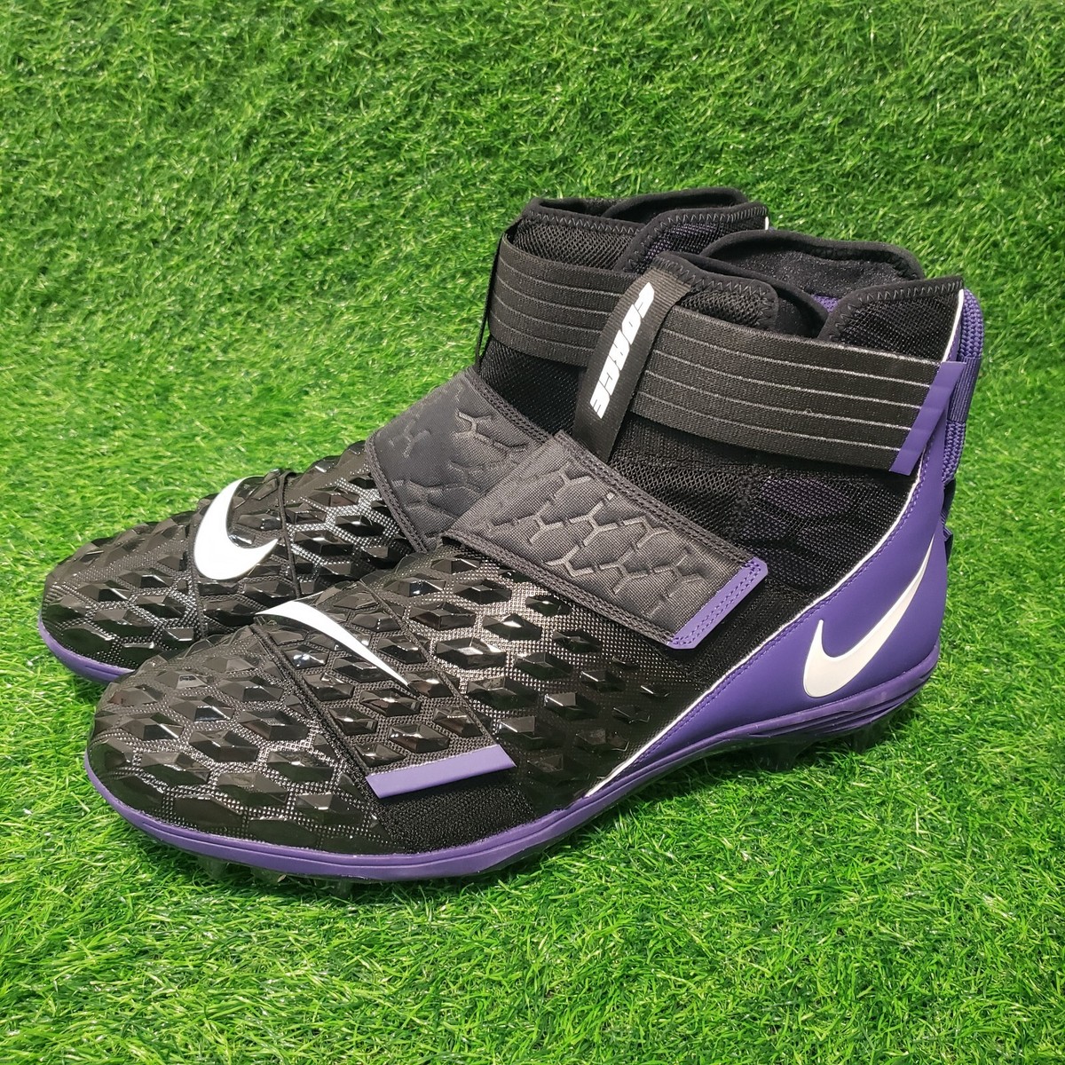 NIKE FORCE SAVAGE ELITE 2 BLACK PURPLE FOOTBALL CLEATS BV3962-003