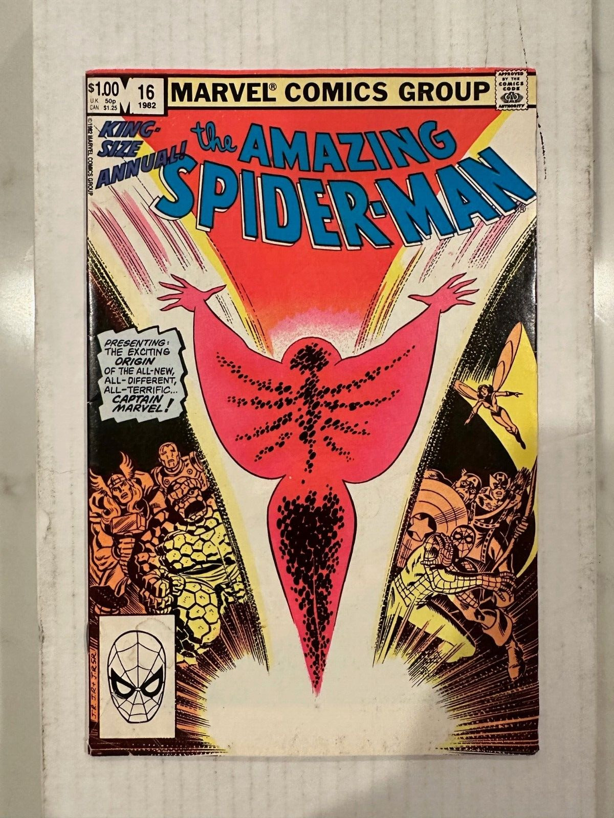 The Amazing Spider-Man Annual #16  Comic Book 1st App Cap. Marvel-Monica Rambeau