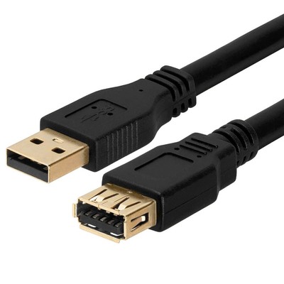 10FT USB 3.0 Male to Male Cable A-Type Printer Hard Drive Enclosures Modems Cord