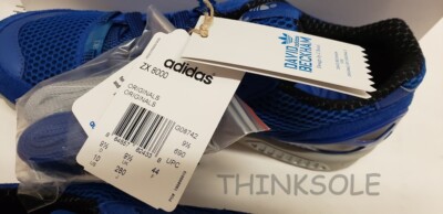 ADIDAS ZX8000 DB X DAVID BECKHAM X JAMES BOND G08742 SIZE 10 BLUE