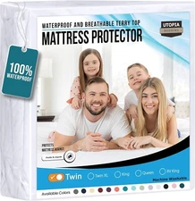Zippered Mattress Encasement Water proof  Protector Bedding