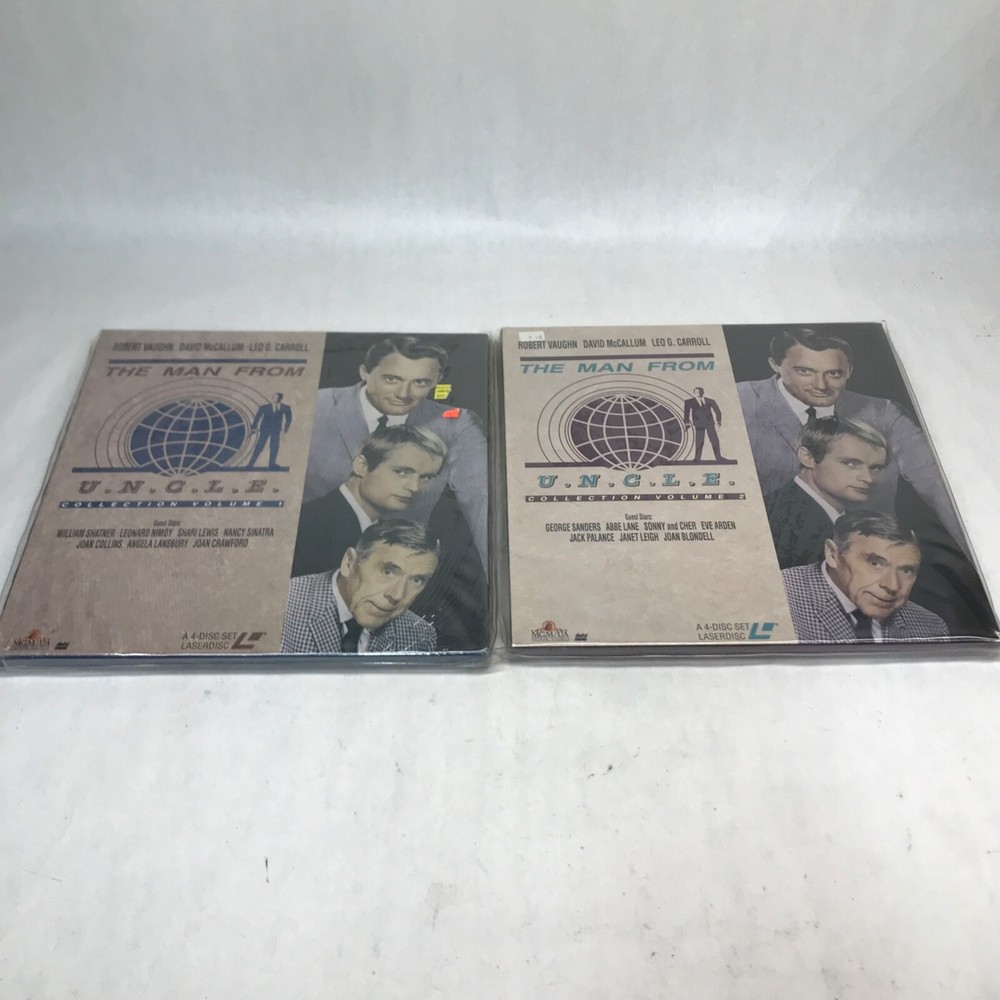 The Man From U.N.C.L.E. Laserdisc Box Set Vol 1 & 2 Brand New Sealed