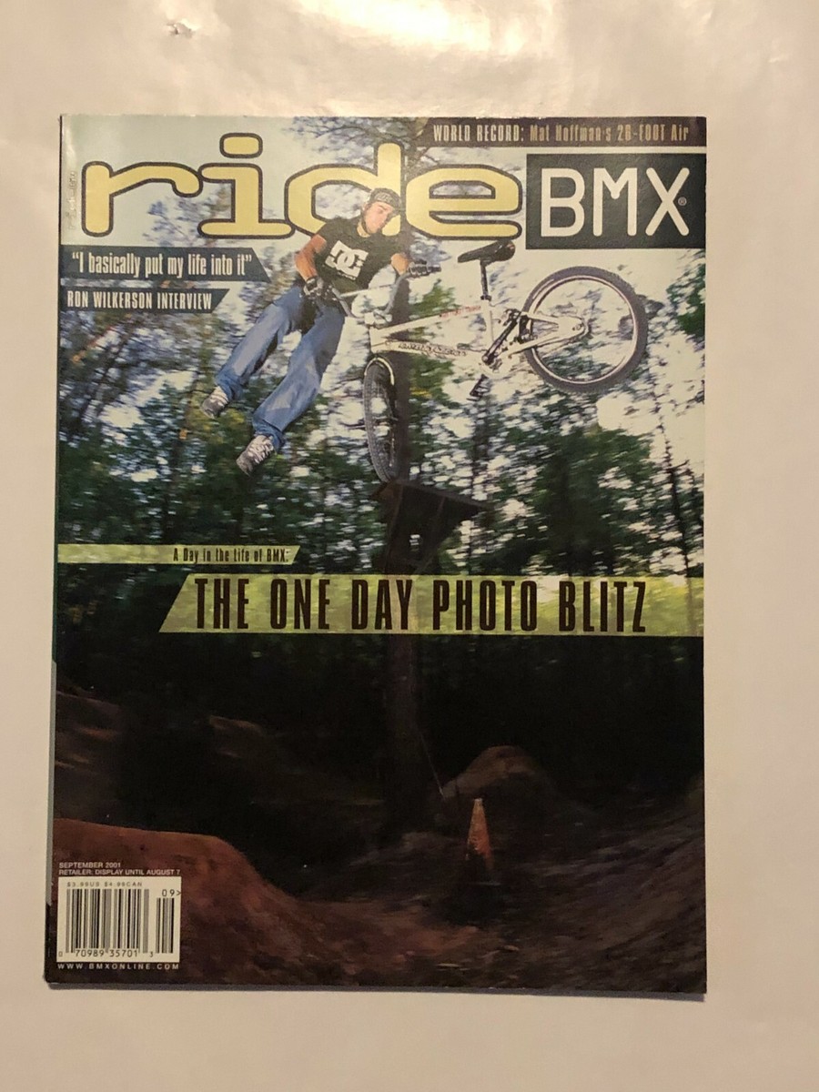 Ride BMX Magazine September 2001 - Ron Wilkerson - Mat Hoffman