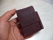 PORTASIGARETTE ACCENDINO  B.CAVALLI  IN PELLE SPLIT JEANS  NUOVO IDEA REGALO