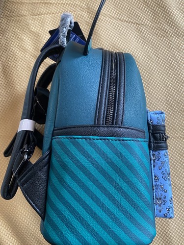 NWT Disney Parks Haunted Mansion Mickey Mouse Loungefly Backpack Mini Glow - 第 14/16 張圖片