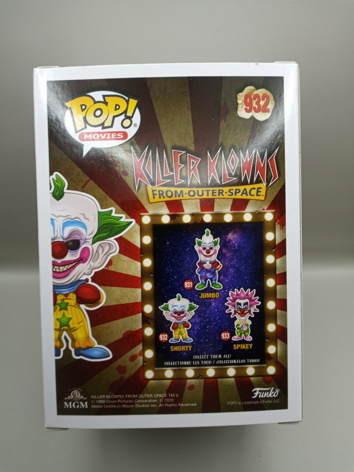 Funko POP Killer Klowns Shorty Figure ?? NWT