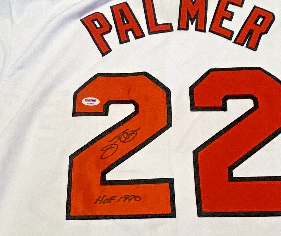 Jim Palmer Autographed/Signed Custom Jersey PSA/DNA COA - Image 3 of 4
