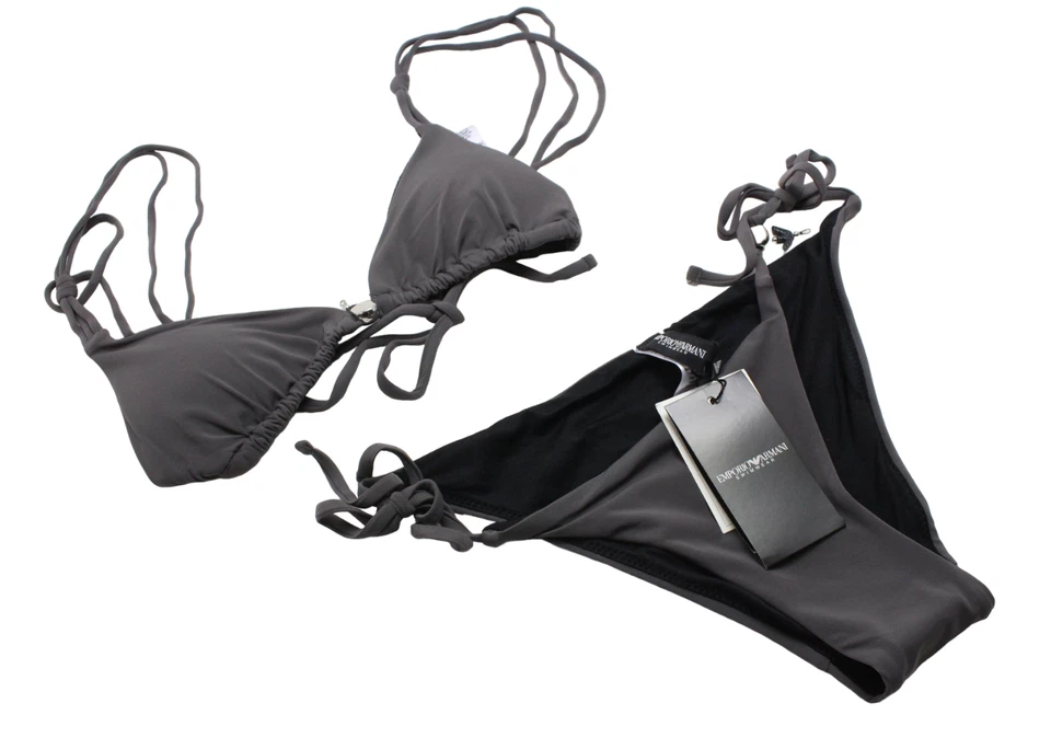 Emporio Armani Triangle Rem Cups And Brief Bikini Bademode Damen XS Stretch - Bild 3 von 4