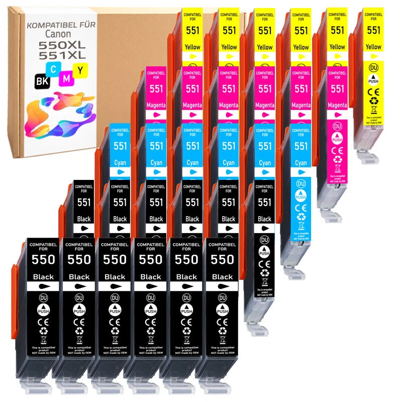 Cartucce per Canon PIXMA MG 5550 compatibili e originali