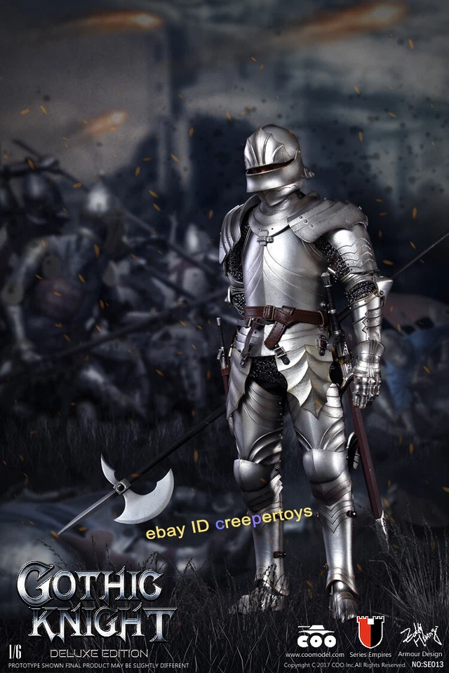 Figuras de acción de aleación Coomodel Caballero gótico 1/6 modelo edición exclusiva SE013 Foto 4 de 4