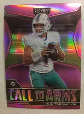 2021 Playoff Tua Tagovailoa Pink Prizm Call to Arms