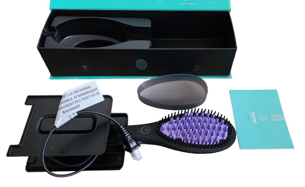 Dafni Hair Straightening Ceramic Brush DH1.0B-Open Box 120v-60hz