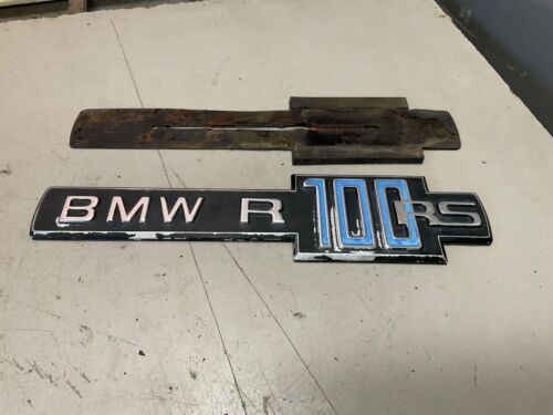 BMW Airhead R100RS Blue OEM Starter Cover Badge / Emblem 3 - Picture 2 of 4