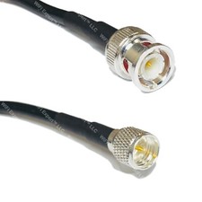LMR240 BNC MALE to MINI UHF MALE Coax RF Cable USA-Ship Lot