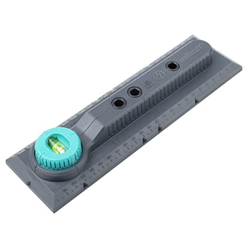 wolfcraft Dima di foratura per prese elettriche I 5976000 I Dima per marcatura,