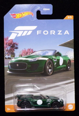2021 Hot Wheels Forza '15 JAGUAR F-TYPE - PROJECT 7 - #3/5 Blue - Item #GDG44