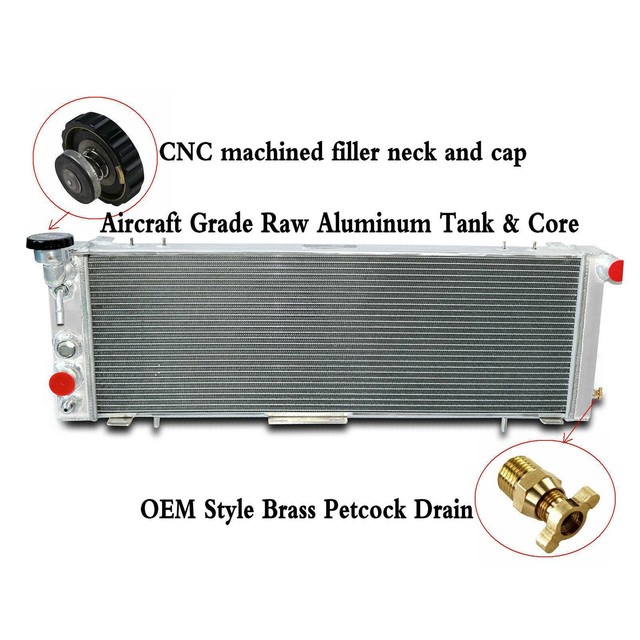For 1991 2001 Jeep Cherokee Xj 3 Row Core Aluminum Racing Radiator 2000 2001 For Sale Online Ebay