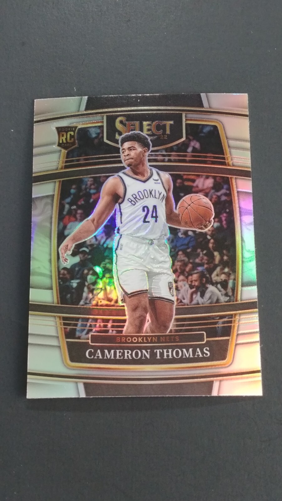 2020-2021 Panini Select CAMERON THOMAS RC Rookie Silver Holo Prizm #21 Nets