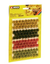 Noch 07011 scala N e H0 erba ciuffi  cespugli fioriti 104 pz Nuovi OVP