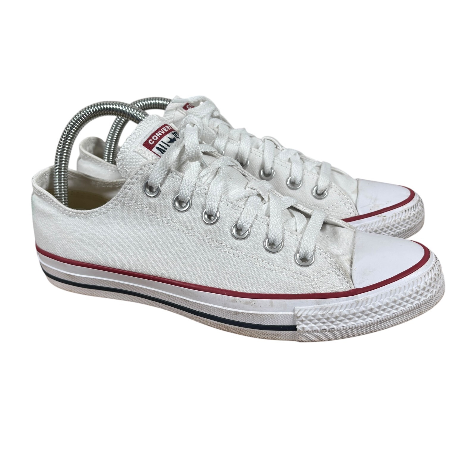 Converse Chuck Taylors Womens All Star Low Top Sneakers Shoes 9 White Canvas Converse Chuck Taylors Womens All Star Low Top Sneakers Shoes 9 White Canvas