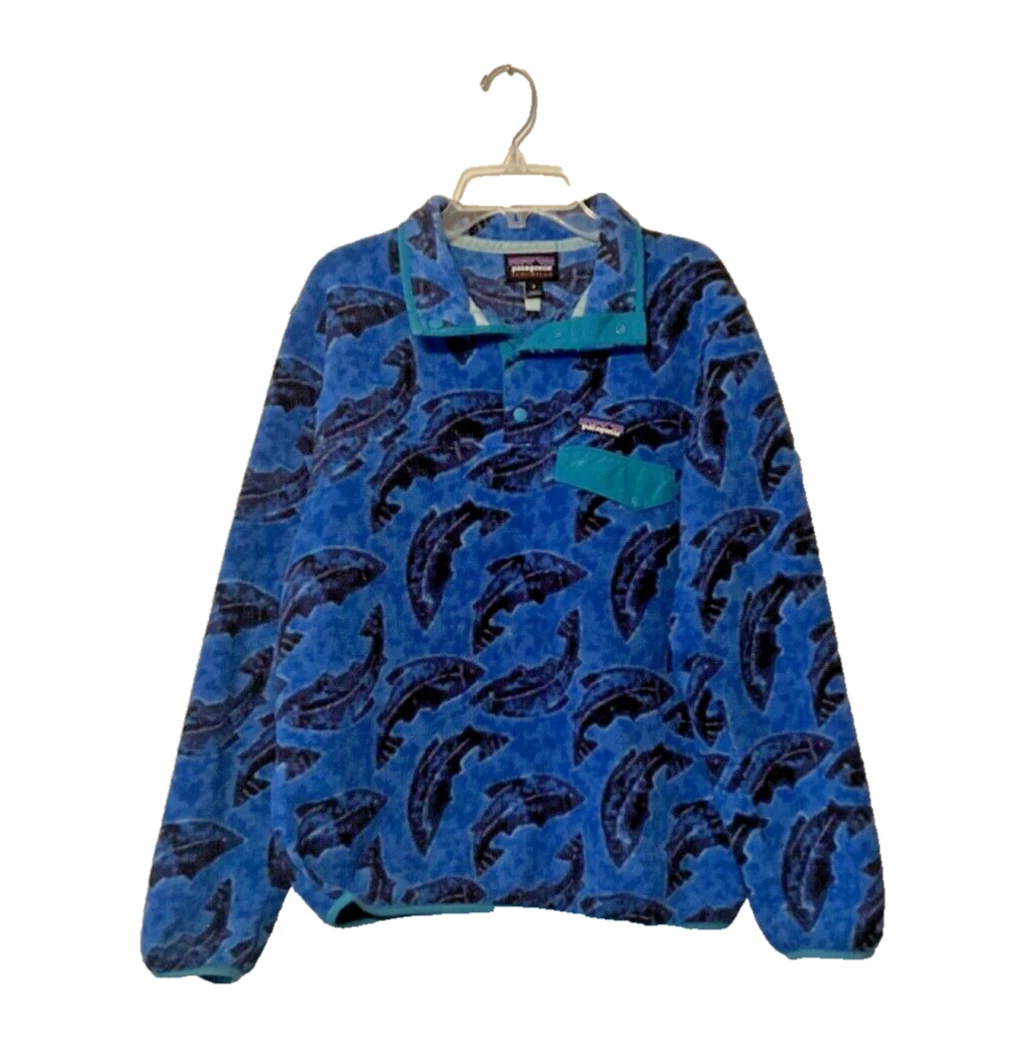 Patagonia fish fleece cheap
