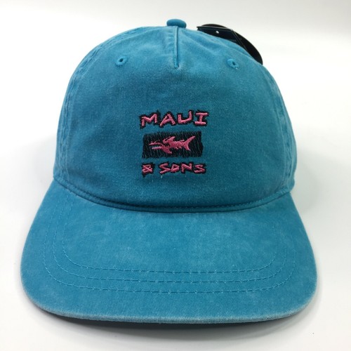 Snow Capri BLUE Dad Hat Strapback Cap 