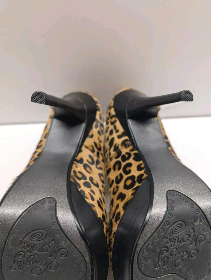 Tacón de cuña de leopardo Naughty Monkey para mujer talla 7,5 Foto 4 de 4