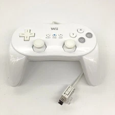 Official Nintendo Wii Pro Controller Classic Black or White RVL-005 OEM TESTED