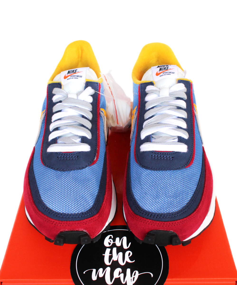Nike x Sacai LDwaffle Daybreak Varsity Blue Red UK 9 US 10 EUR 44
