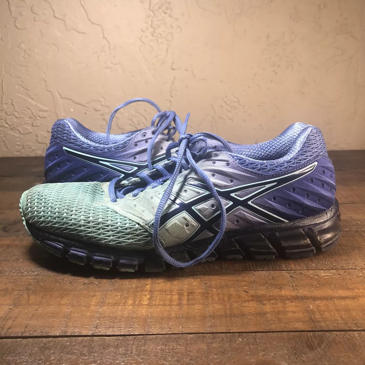 Asics T6G7N GEL QUANTUM 180 2 Women s Size 9 Airy Blue Mesh Running Shoes