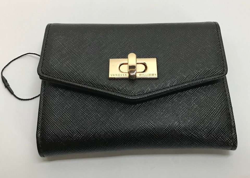 NWT Vanessa Williams Posh Black Satchel and Posh Wallet eBay