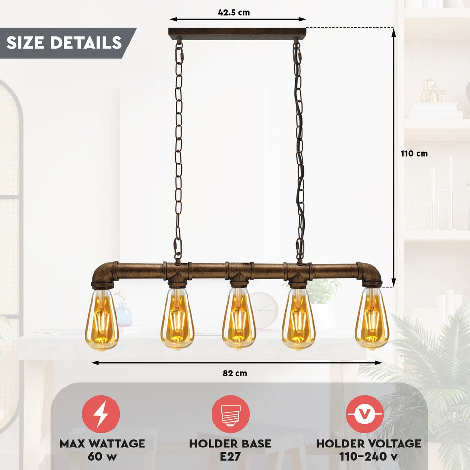 flush mount Curvy Wire cage Ceiling Light