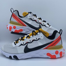Nike React Element 55 White Black Crimson Gold Enjoy Free Shipping Kitayambalaj Com