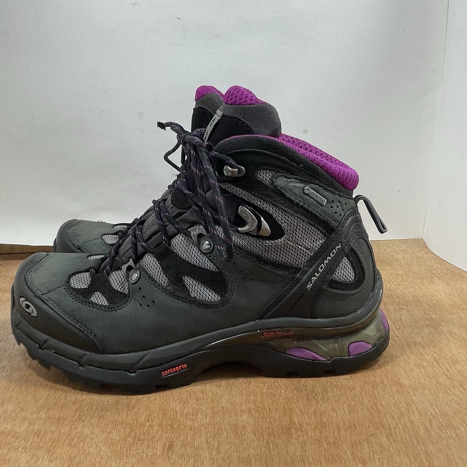 Scarpe da trekking Salomon Comet 3D GTX da donna taglia 7 5 grigio viola
