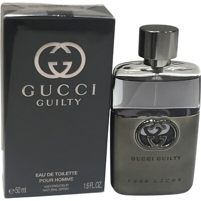 Gucci Guilty Pour Homme by Gucci 1.6 oz (50ML) Eau De Toilette Spray New Sealed