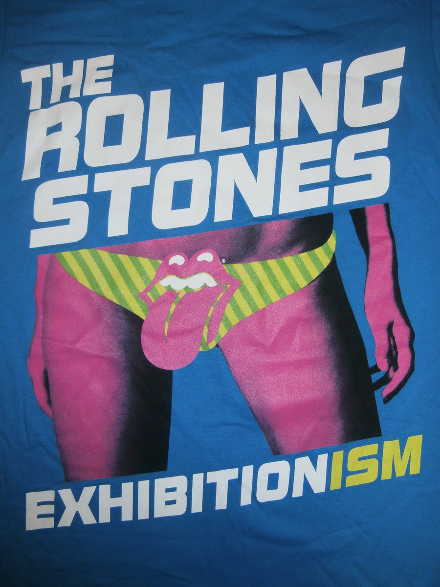 ROLLING STONES Exhibitionism OFFICIAL T-SHIRT Mick Jagger LIMITED