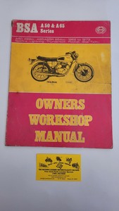 Used Haynes 1962-1973 BSA A50 & A65 Spitfire Rocket Service & Repair