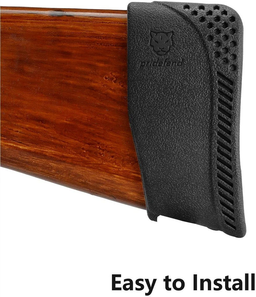 Recoil Pad Synthetic Latex Rubber Slip-On, Recoil Reducing Pad for Rifle Shotgun - Image 3 of 4
