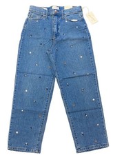 Universal Thread Womens Size 8Long Vintage Straight Jeans Pockets Light Wash