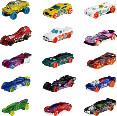 Toy Cars & Trucks, Track Bundle Set of 15, 3 Different Track-Themed Packs of 5 1