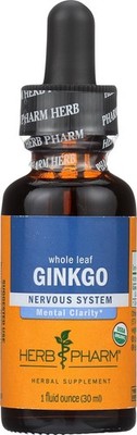 Herb Pharm Ginkgo Whole Leaf 1 fl oz 30 ml Gluten-Free