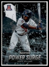 Donta' Williams 2021 Panini Prizm Draft Picks Power Surge #PS-DW Arizona