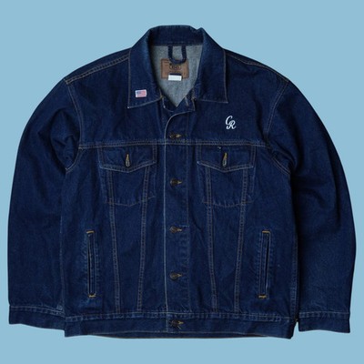 Vintage Route 66 Jeansjacke - L