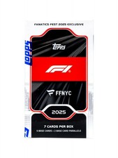2025 TOPPS F1 FORMULA 1 FANATICS FEST NYC EXCLUSIVE BOX