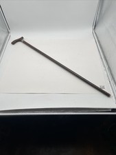 Natural Wood Grain Derby Style Handle Walking Cane 36  